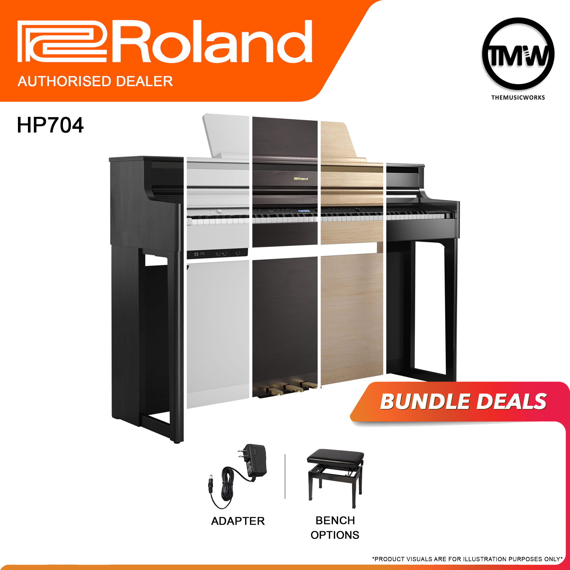 roland hp704 bundle deals