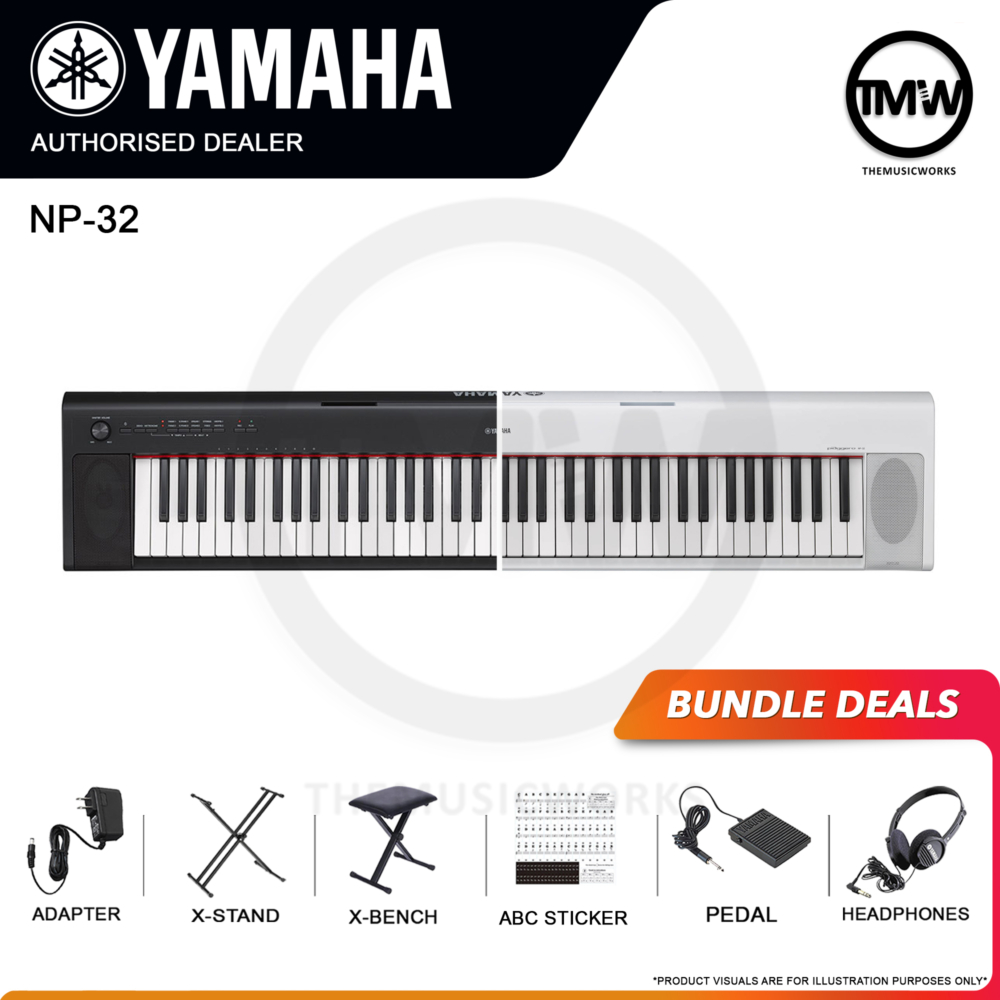 yamaha np-32 black white digital keyboard singapore