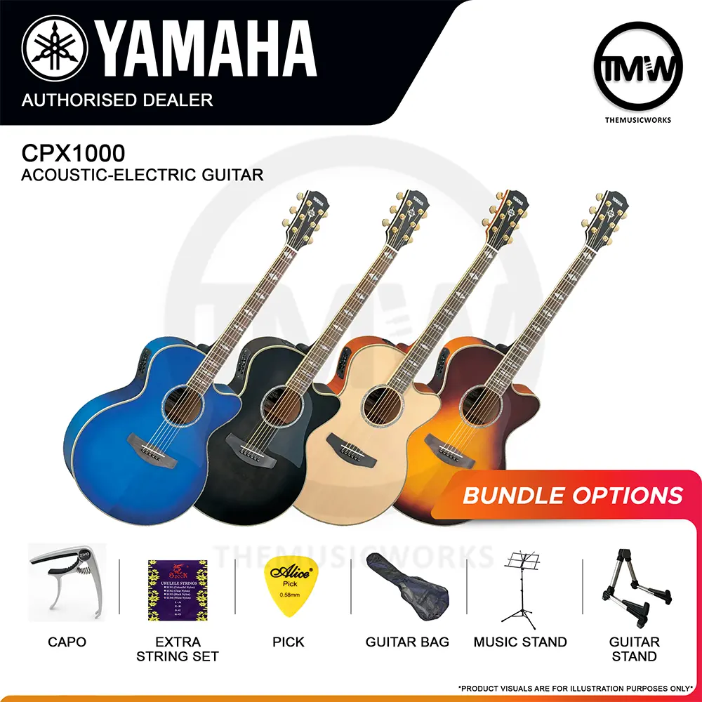 yamaha cpx1000 acoustic-electric guitar tmw singapore