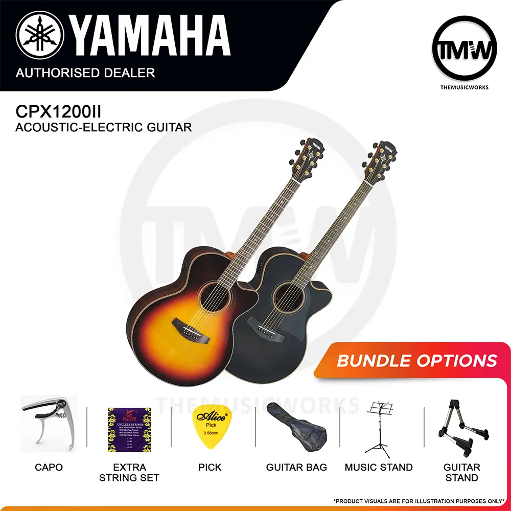 yamaha cpx1200ii acoustic-electric guitar tmw singapore