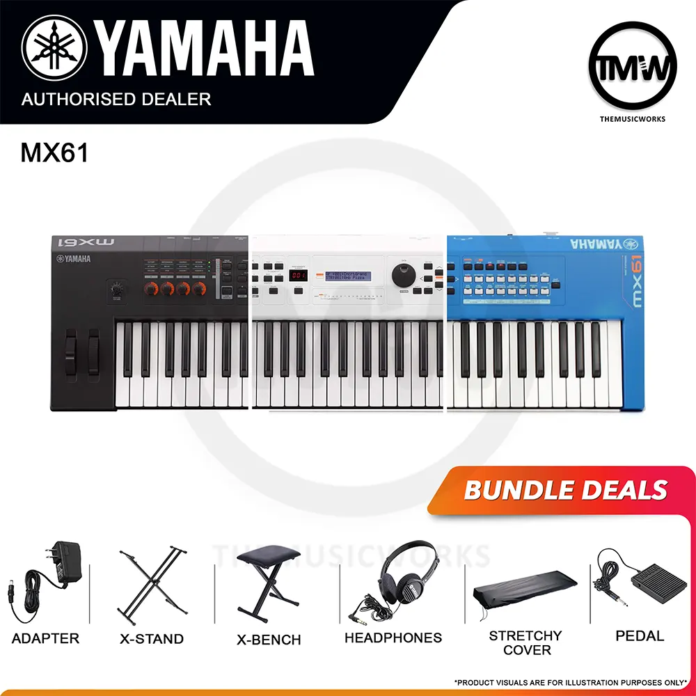 yamaha mx61 61-key synthesizer keyboard tmw singapore