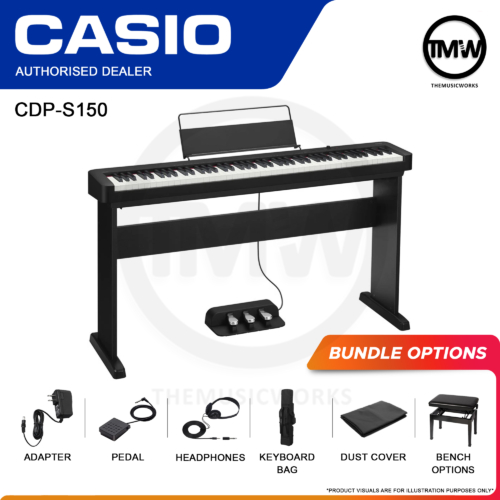 casio cdp-s150 compact digital piano singapore tmw