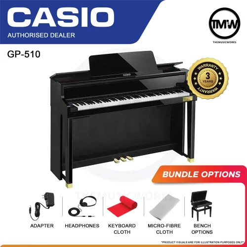 casio gp-510 digital acoustic hybrid piano tmw singapore