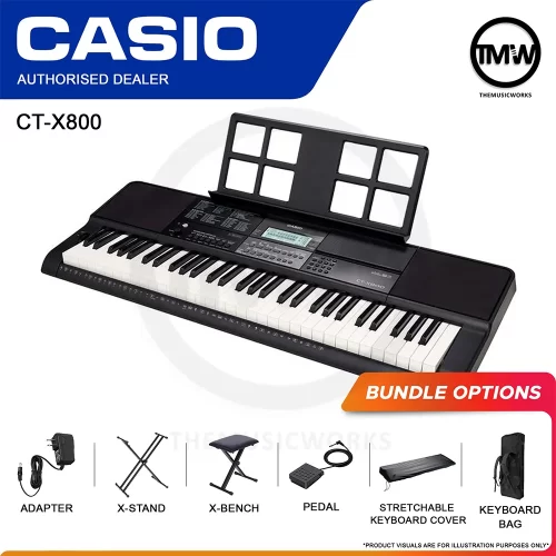 casio ct-x800 portable arranger keyboard tmw singapore
