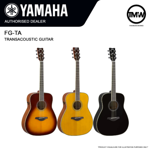 yamaha fg-ta transacoustic guitar