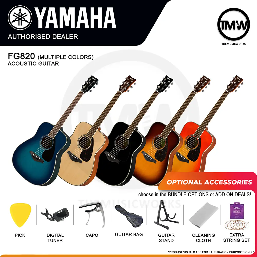 yamaha fg820 acoustic guitar tmw singapore