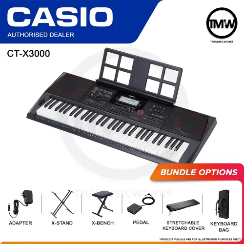 casio ct-x3000 portable arranger keyboard tmw singapore