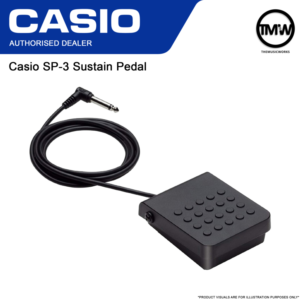 casio sp-3 sustain pedal for keyboard and digital piano