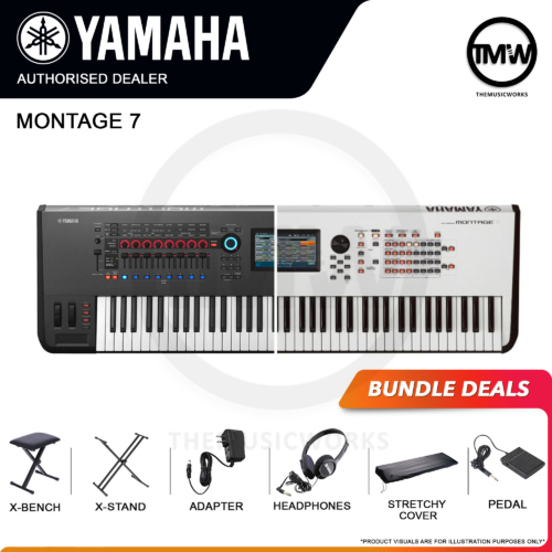 yamaha montage 7 digital synthesizer workstation keyboard