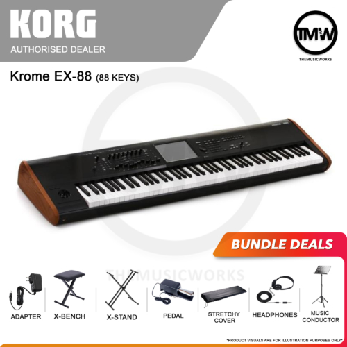 korg kronos2-88 digital workstation keyboard singapore tmw