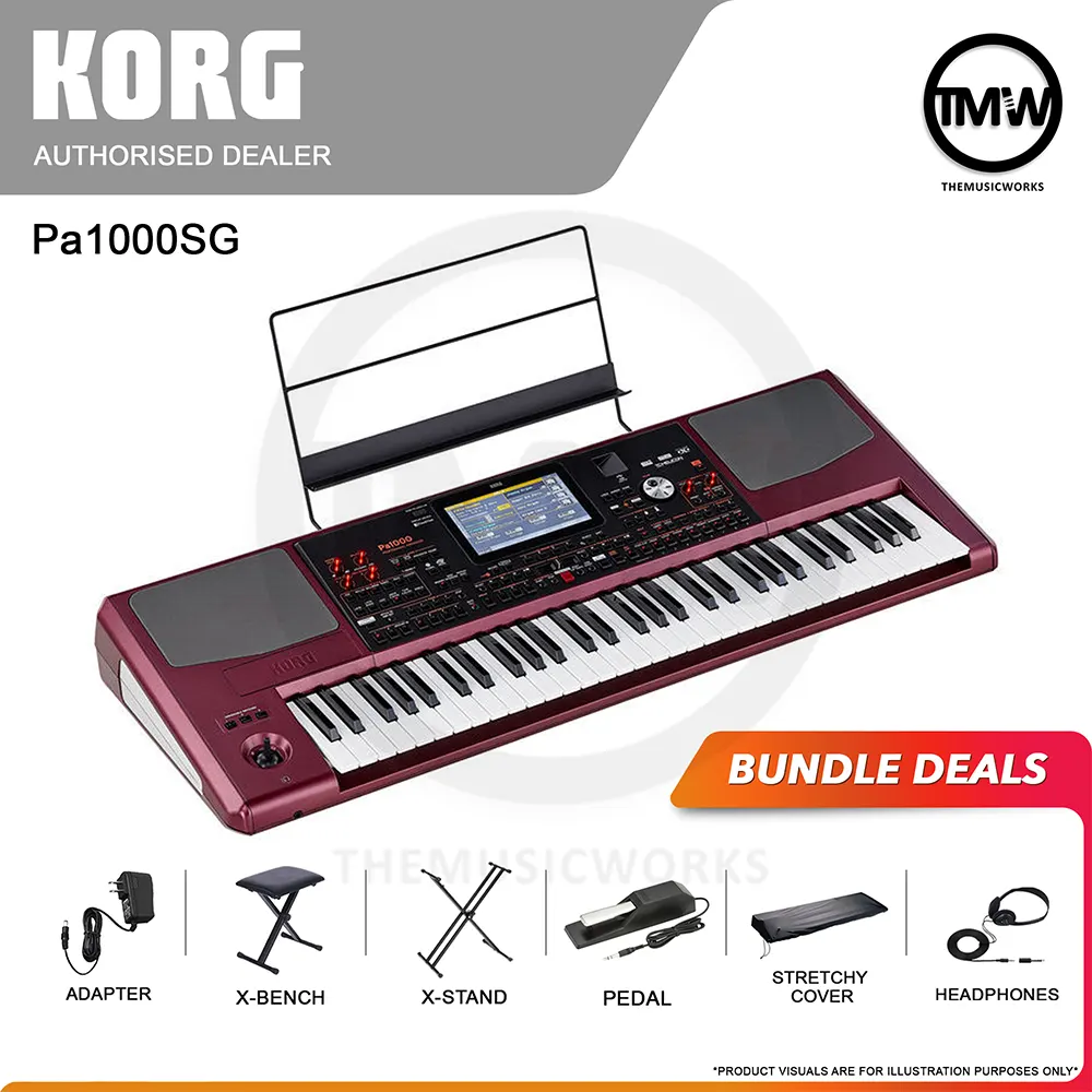 korg pa1000 portable arranger keyboard tmw singapore