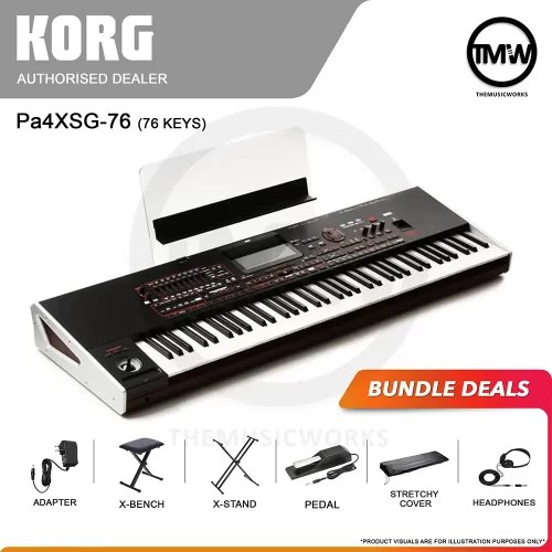 korg pa4x professional arranger keyboard tmw singapore
