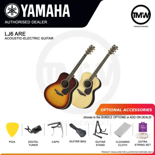 yamaha lj6 are acoustic-electric guitar tmw singapore