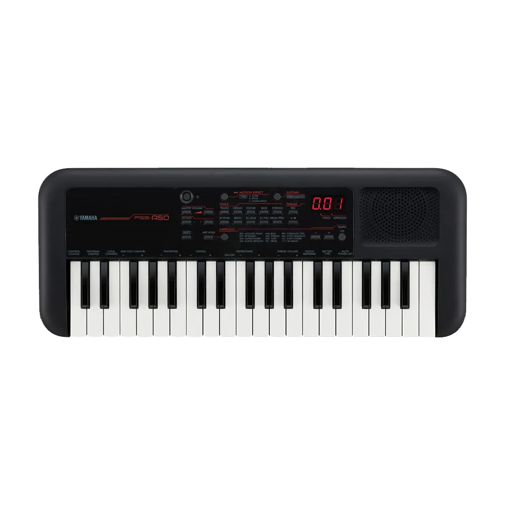 yamaha pss-a50 mobile keyboard top view