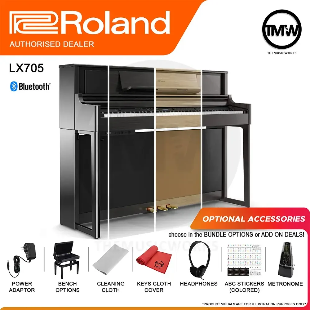 Roland LX705 GPSR /2020年製 Roland LX705 88-Key Premium Upright Digital Piano | TMW