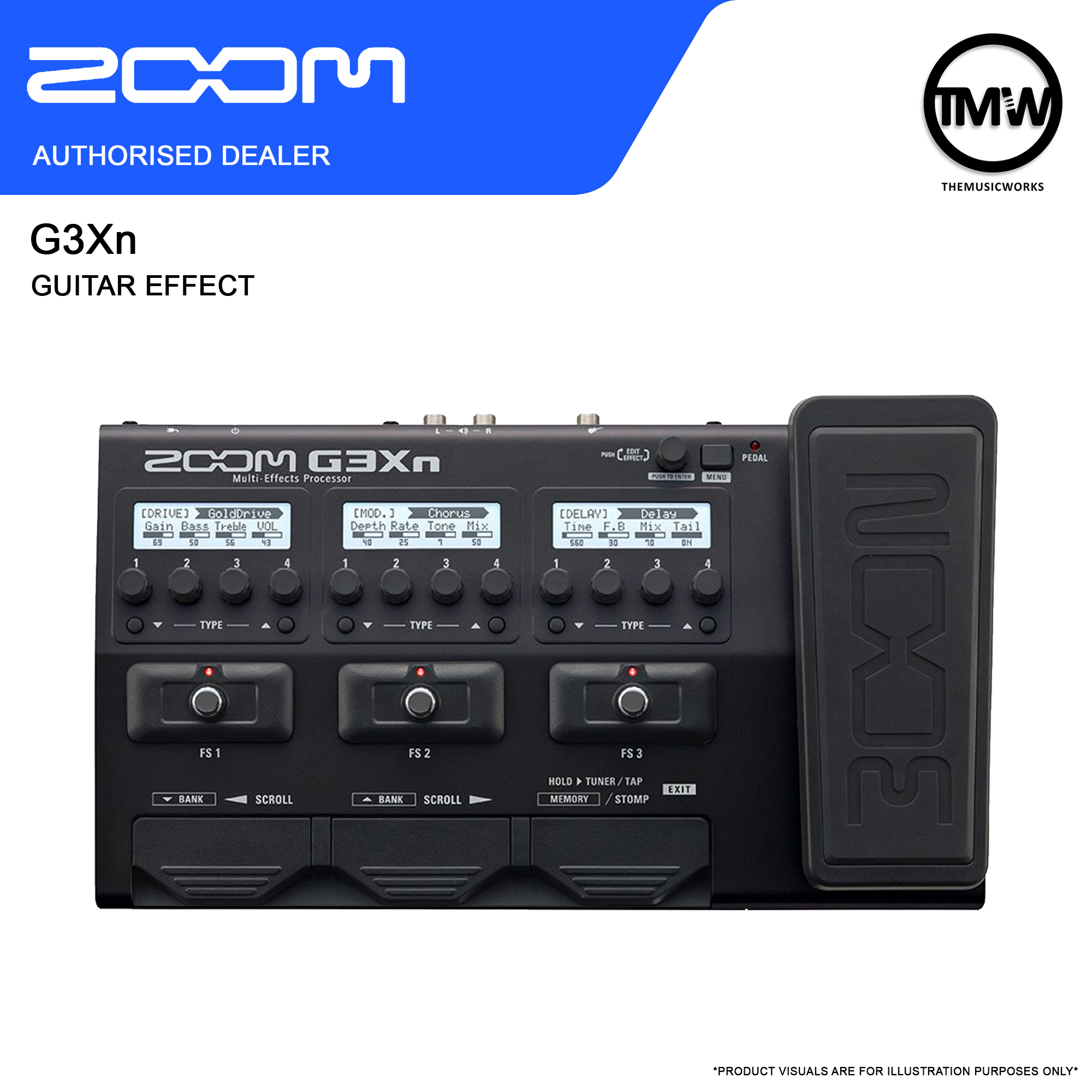 Zoom G3Xn guitar effect