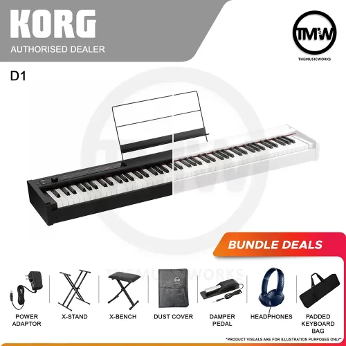 korg d1 black white digital stage piano tmw singapore
