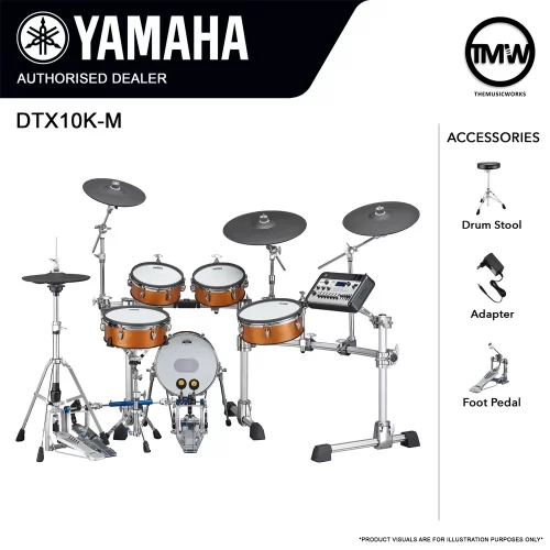 yamaha dtx10k-m electronic drum kit tmw singapore