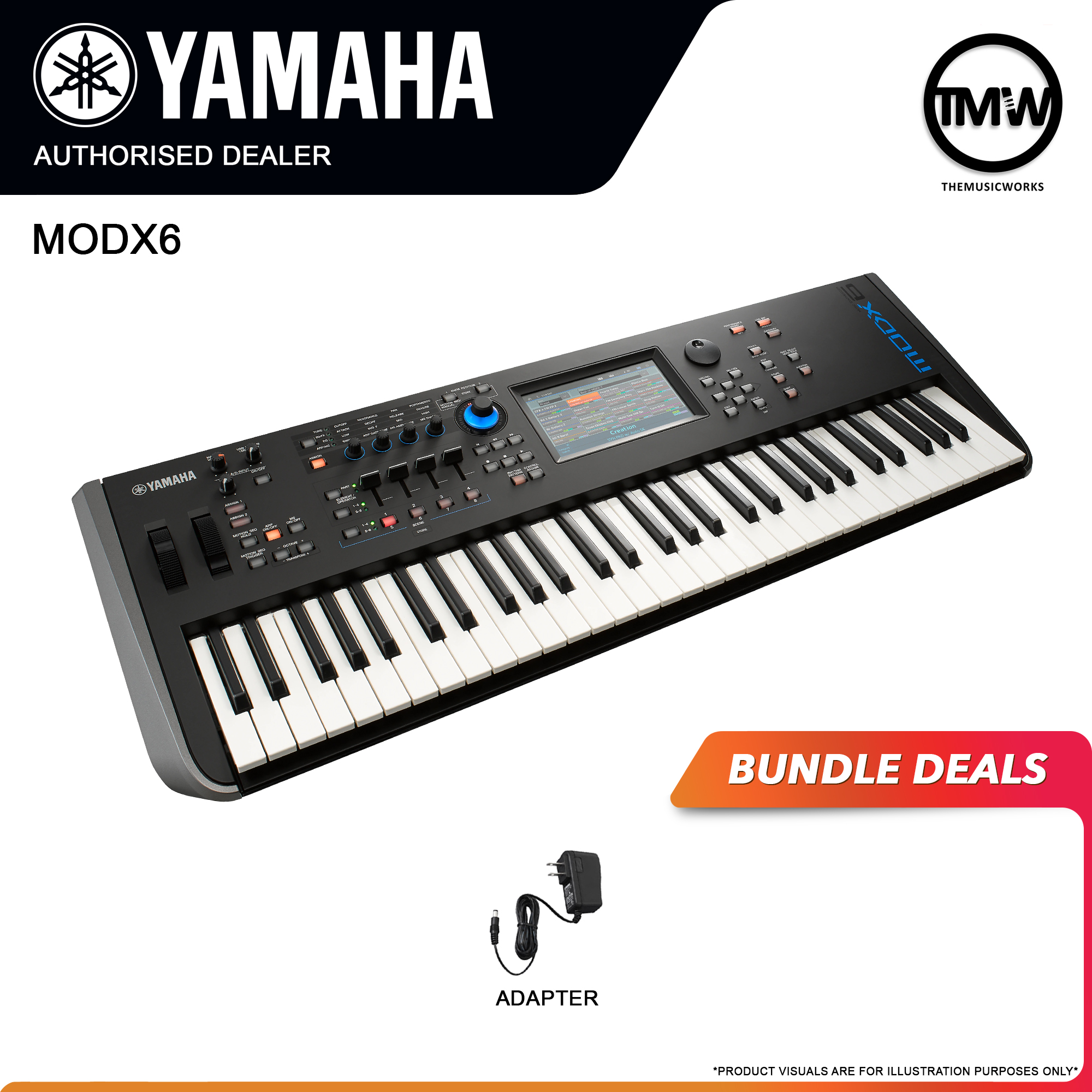 yamaha modx6 with adapter