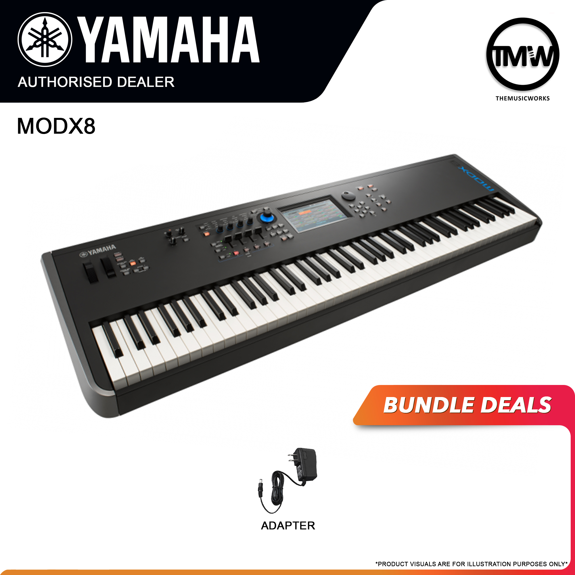 yamaha modx8 with adapter