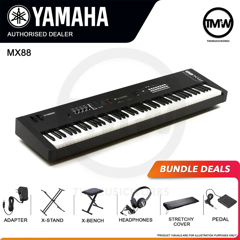 yamaha mx88 88-key synthesizer keyboard tmw singapore