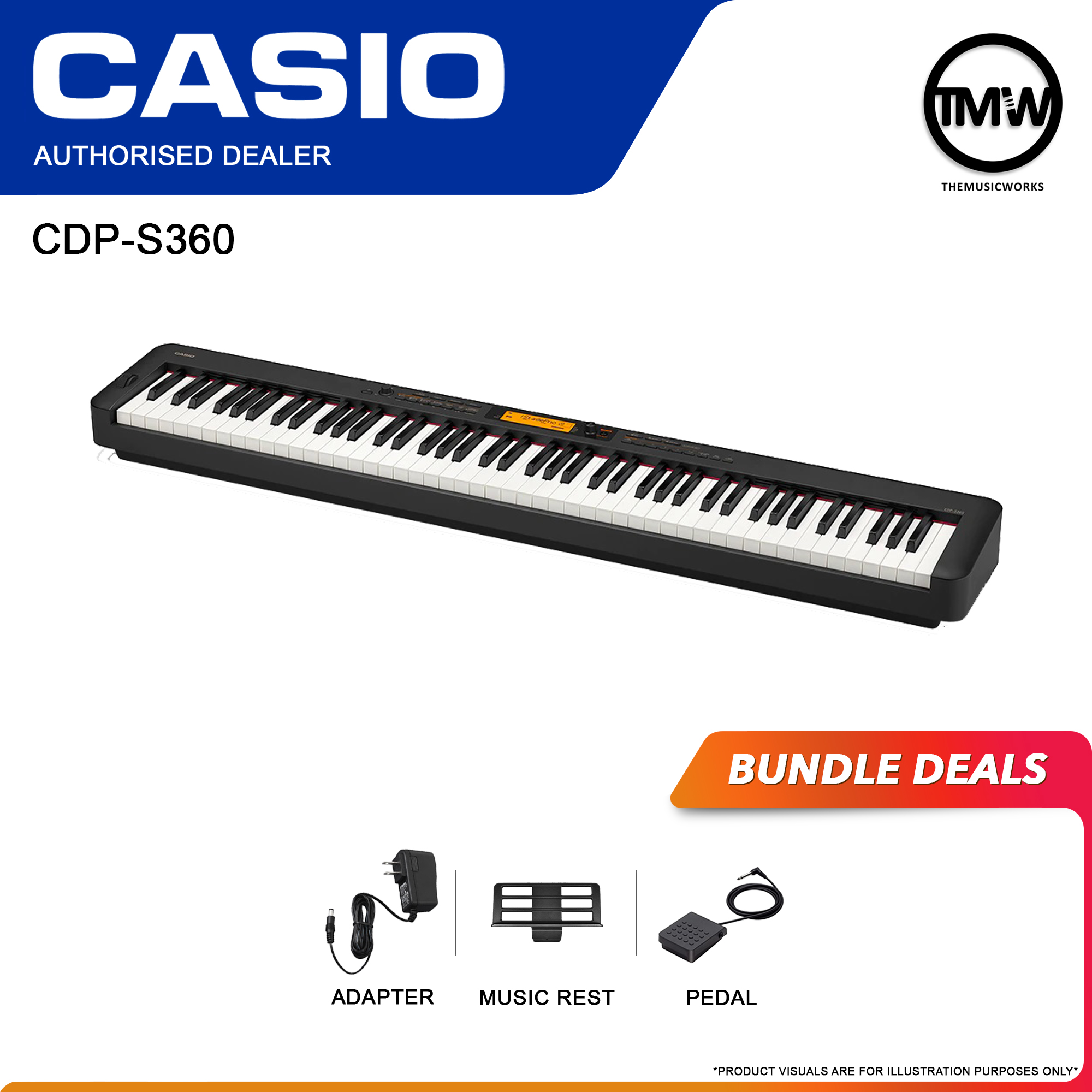 casio cdp-s360 digital piano singapore tmw