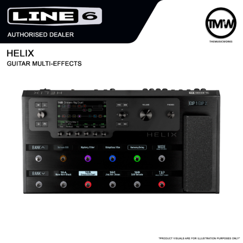 line 6 helix guitar pedal multi-effects processor singapore tmw