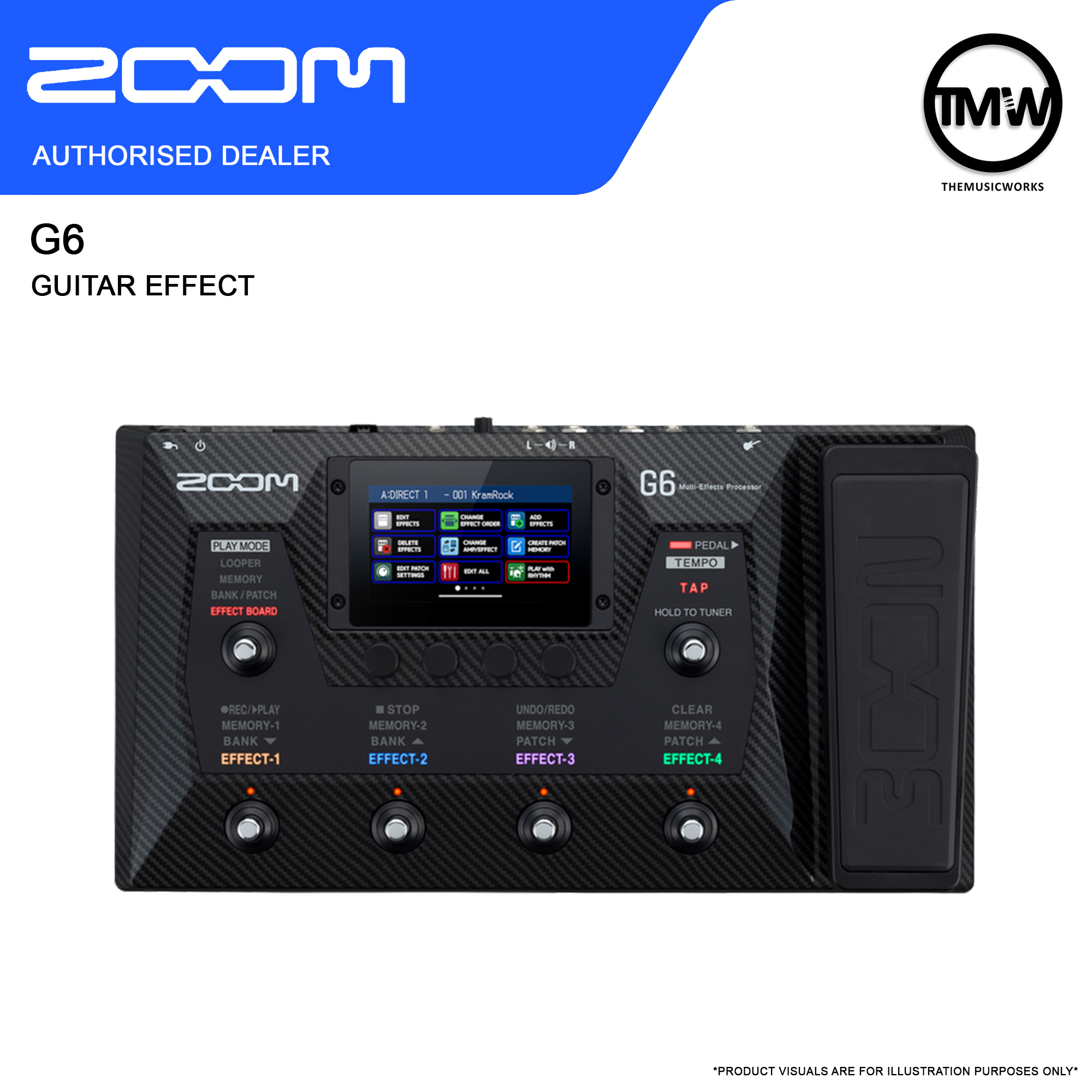 zoom g6 guitar effect