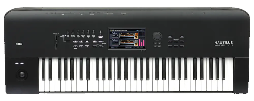 korg nautilus-61 music workstation synthesizer keyboard
