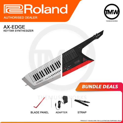 roland ax-edge keytar synthesizer black white singapore tmw