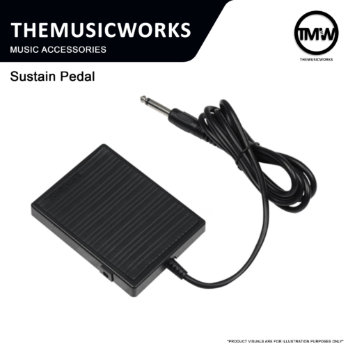 TMW TB-200 Plastic Sustain Pedal for Casio Keyboards
