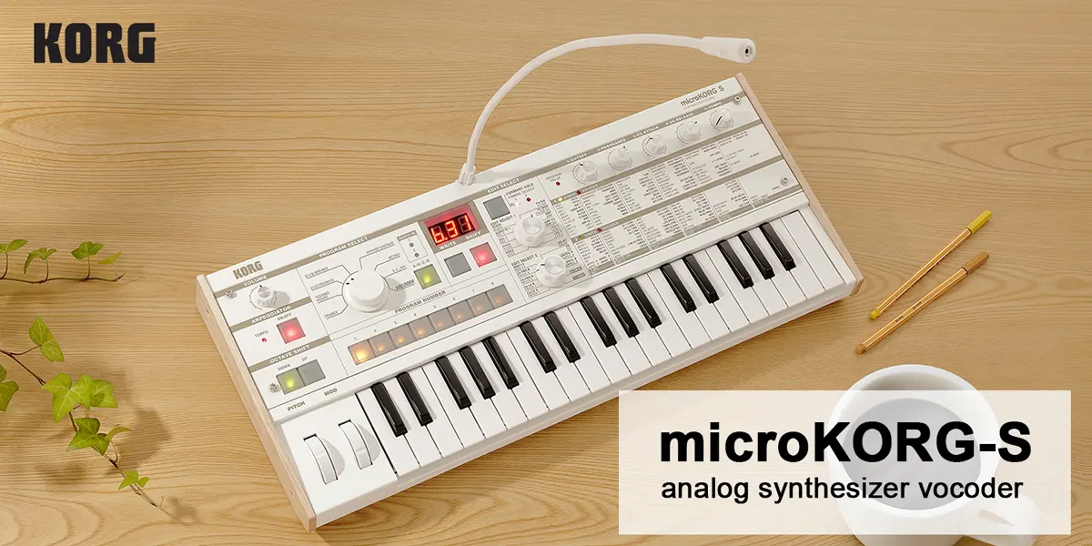 korg microkorg-s analog synthesizer vocoder keyboard