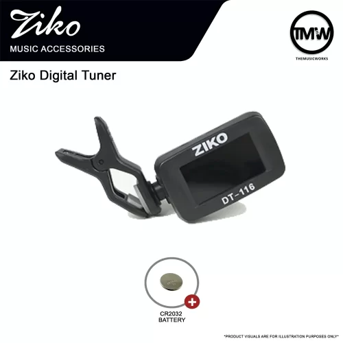 Ziko DT-116 Guitar Digital Tuner tmw singapore