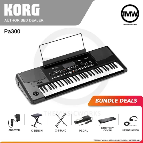 korg pa300 arranger workstation keyboard tmw singapore