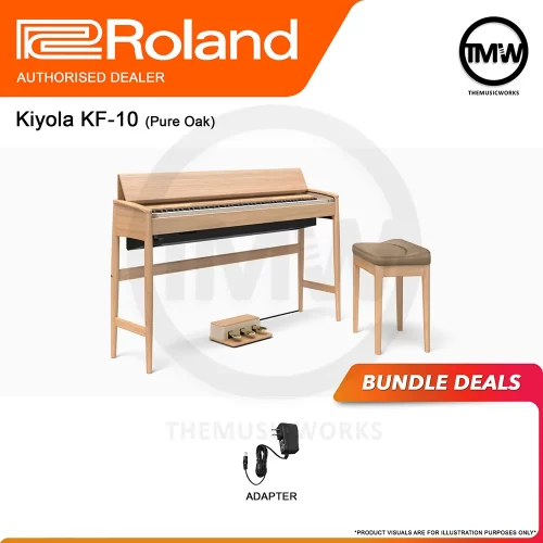 roland kiyola kf-10 pure oak home artisan digital piano tmw singapore adaptor