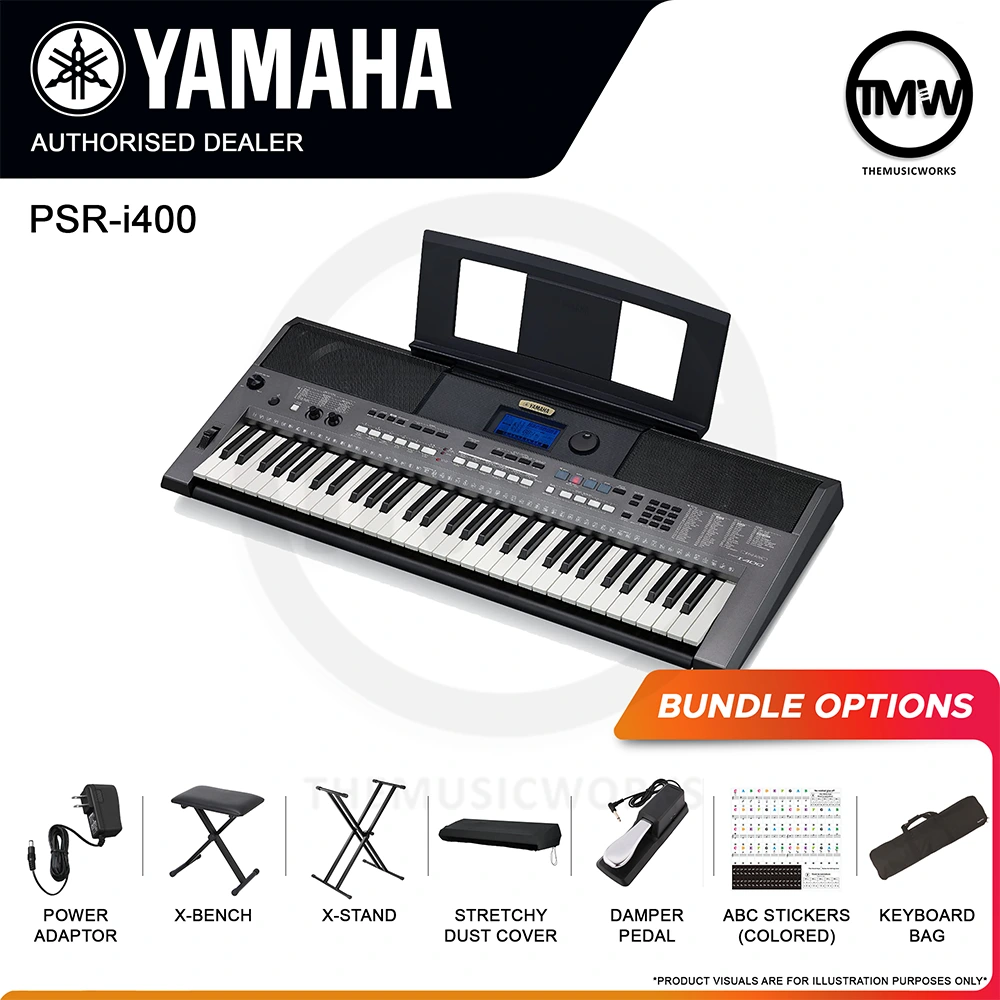 yamaha psr-i400 portable arranger keyboard singapore tmw