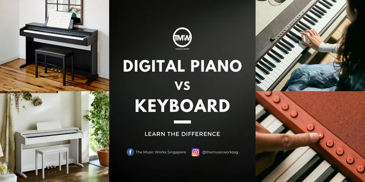 digital piano vs keyboard learn the difference