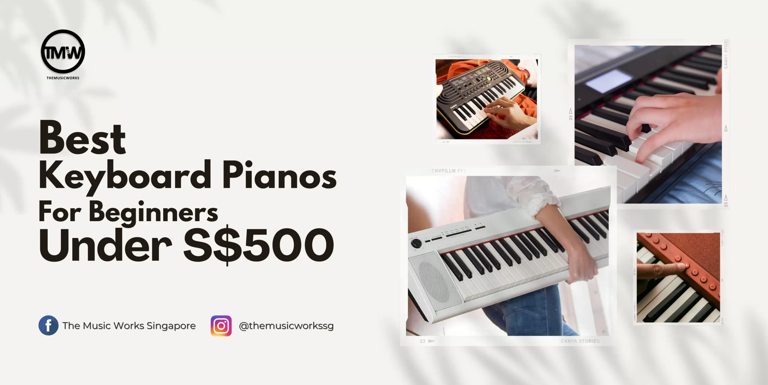 Best Keyboard Pianos for Beginners under $500
