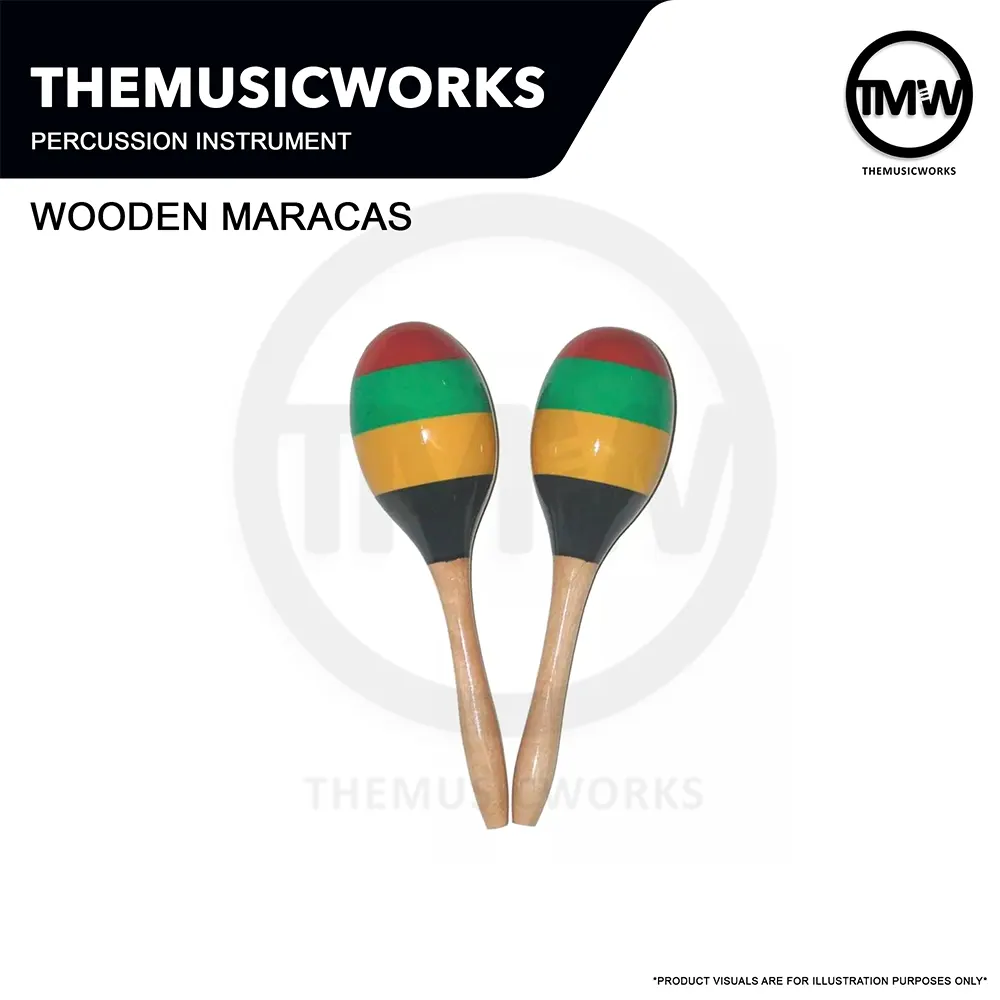 wooden maracas shaker percussion instrument tmw singapore