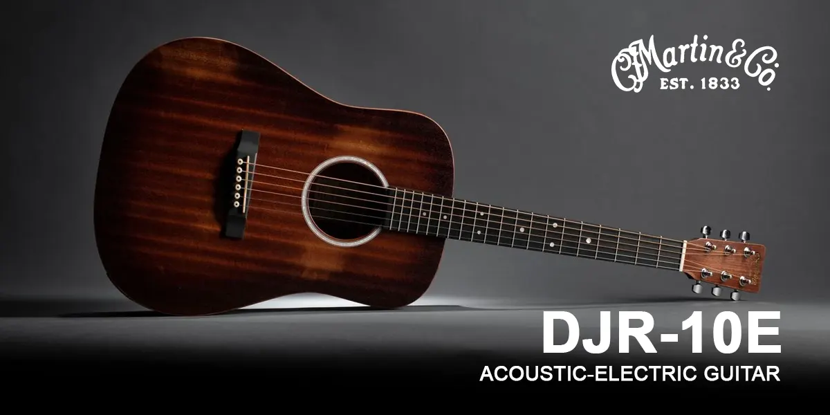 martin djr-10e junior series acoustic-electric guitar