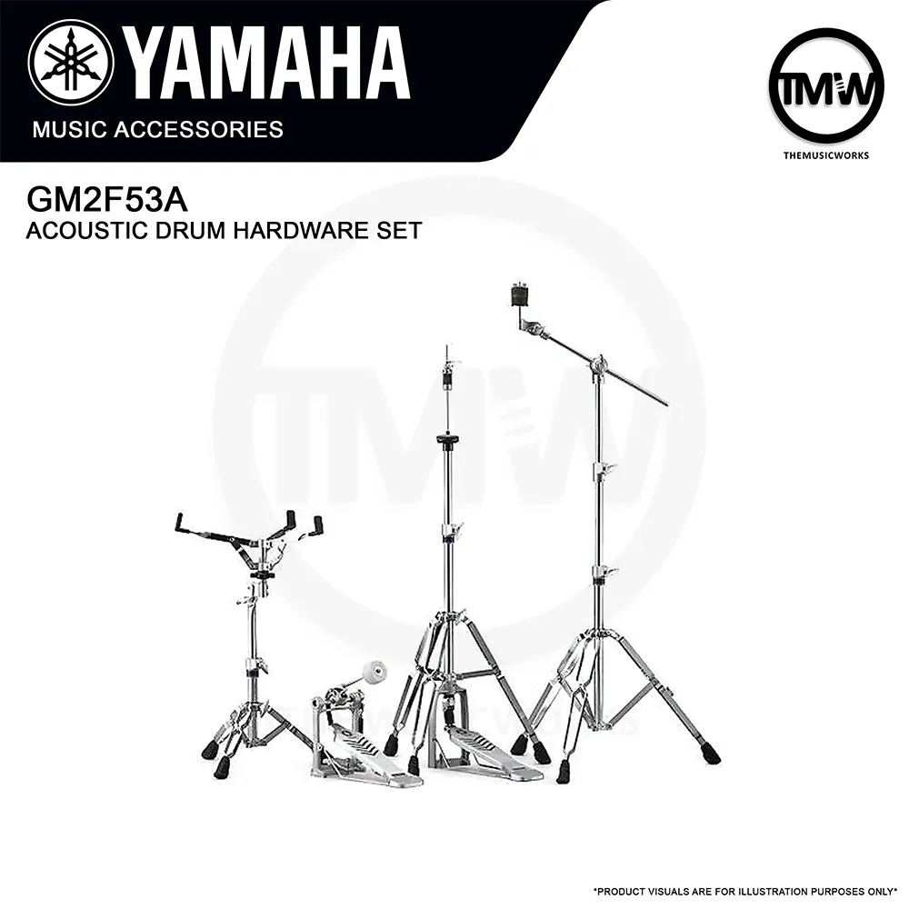 yamaha gm2f53a acoustic drum hardware set tmw singapore
