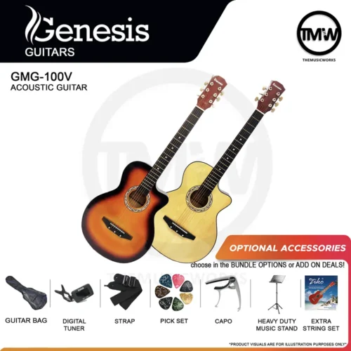 genesis gmg-100v acoustic guitar tmw singapore