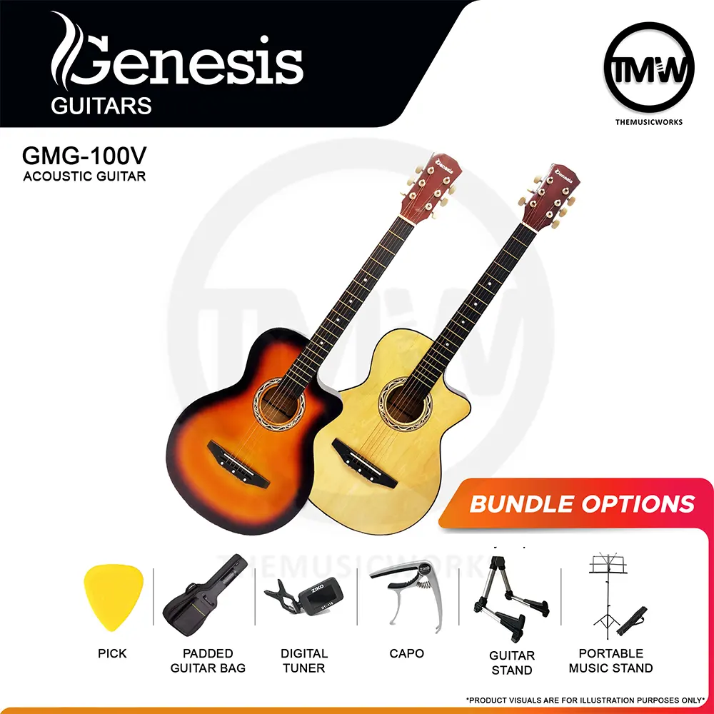 genesis gmg-100v acoustic guitar tmw singapore