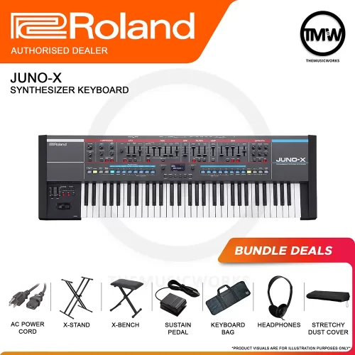 roland juno-x synthesizer keyboard tmw singapore