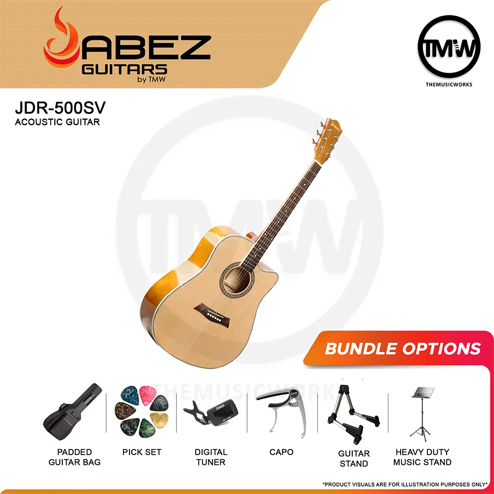 jabez jdr-500sv acoustic guitar tmw singapore