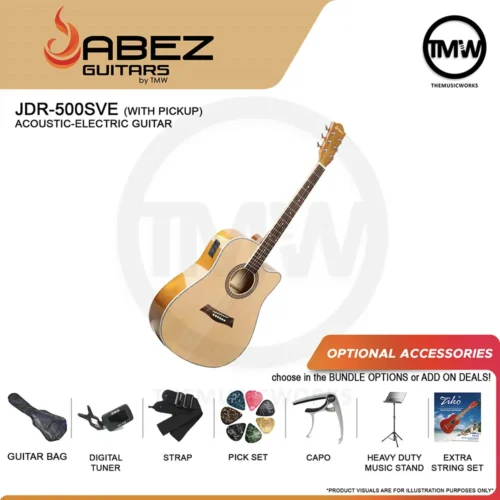 jabez-jdr-500sve-acoustic-electric guitar-tmw singapore