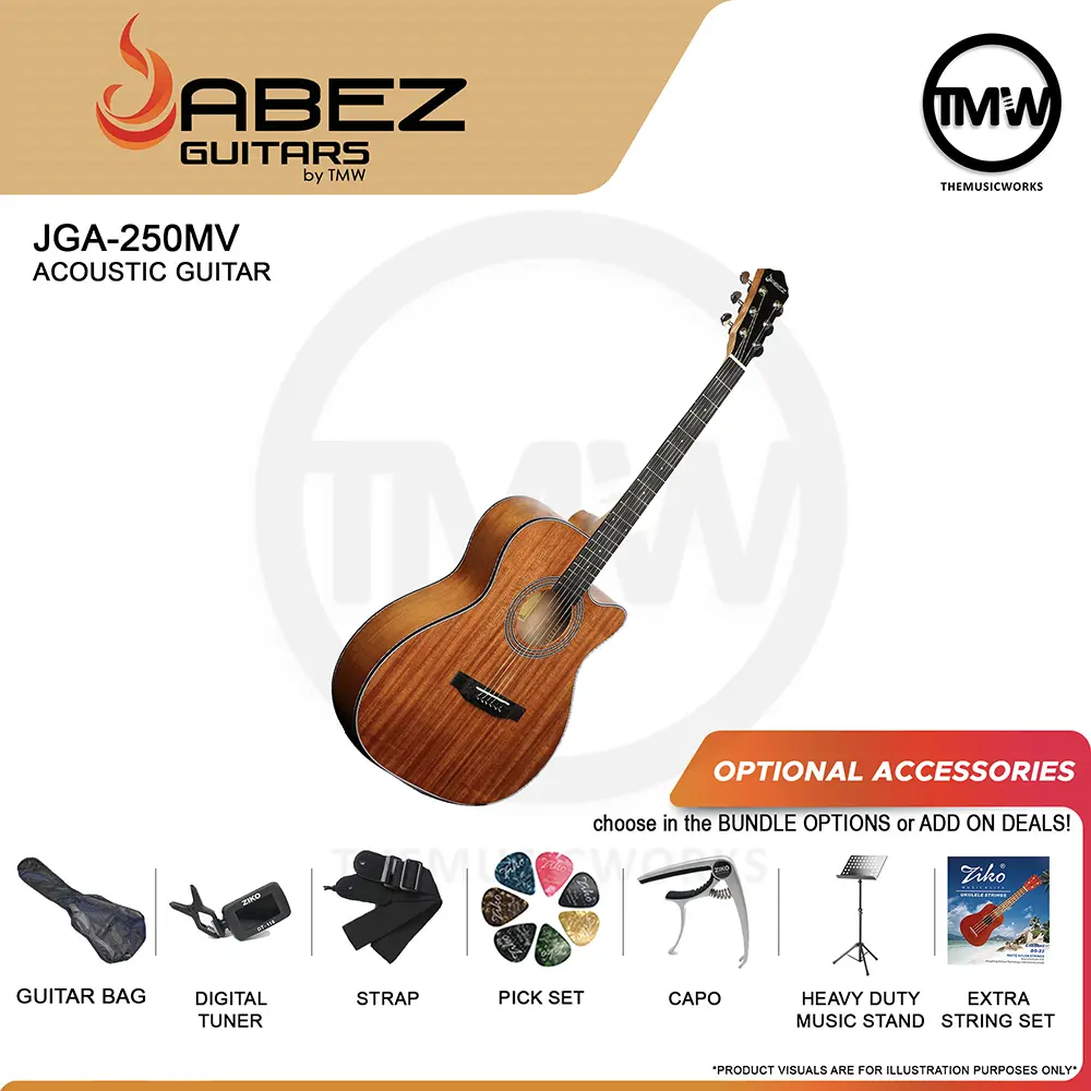 jabez jga-250mv acoustic guitar tmw singapore