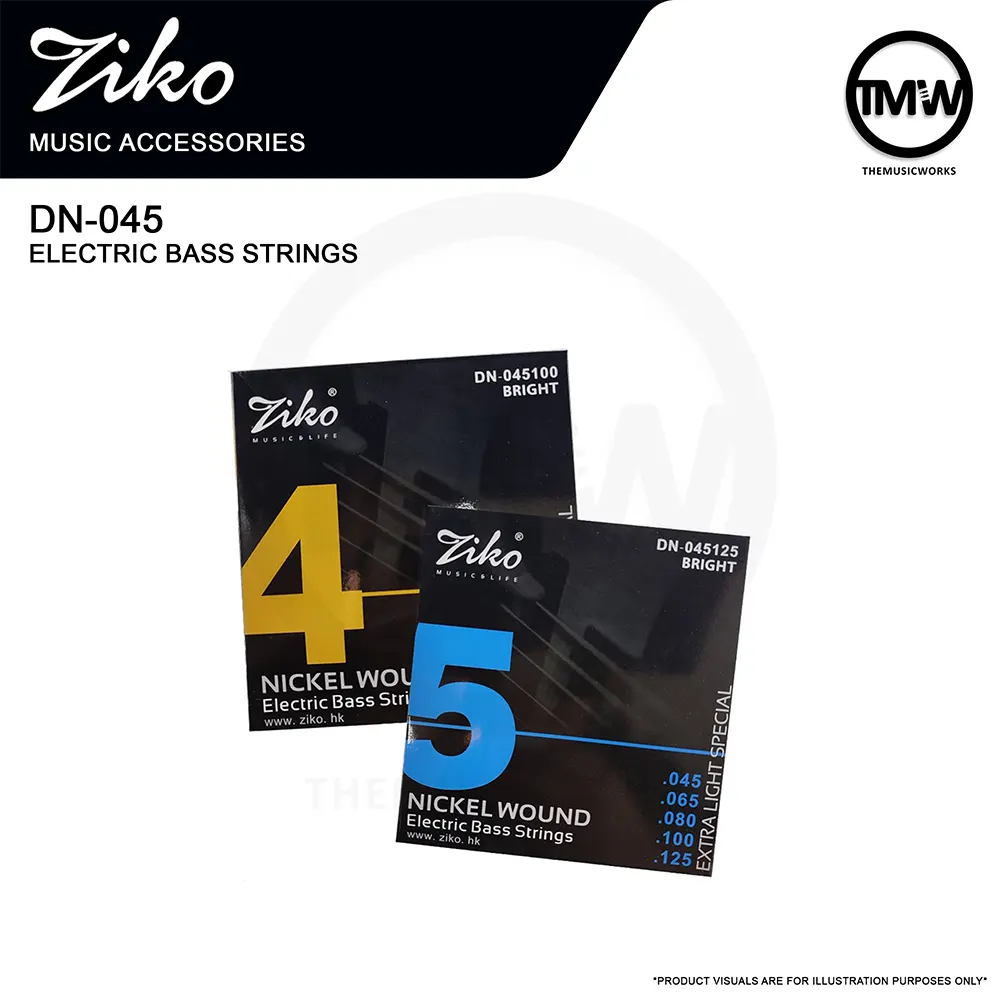 ziko dn-045 electric bass string set tmw singapore