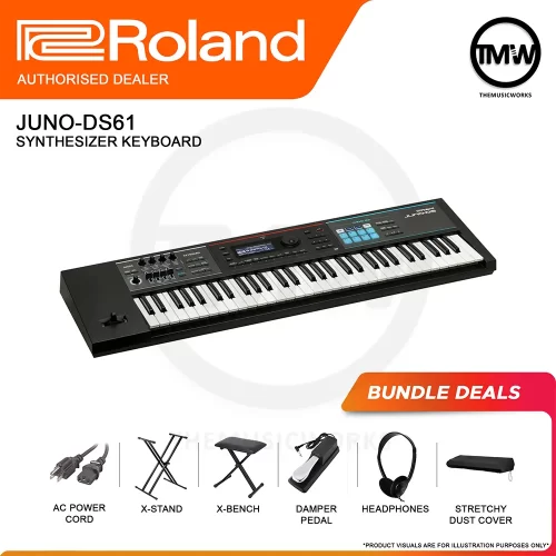 roland juno-ds61 synthesizer keyboard tmw singapore