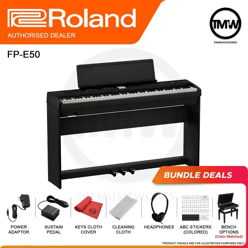 roland fp-e50 arranger digital piano tmw singapore